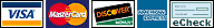 Credit Cards We Accept Through PayPal
