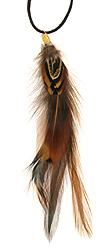 Ringneck Pheasant Feather Necklace