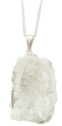 Natural Crystal Cluster Necklace 6