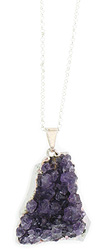 Small Natural Amethyst Gemstone Necklace 6