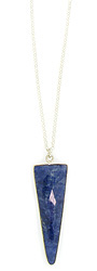 Triangle Sapphire Necklace