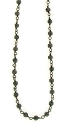Jet Hematite Choker Necklace
