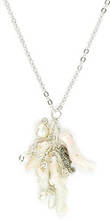 Pirate's Treasure Coral and Pearl Necklace