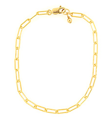 Gold Filled Paperclip Bracelet