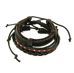 Brown Leather Bracelets C