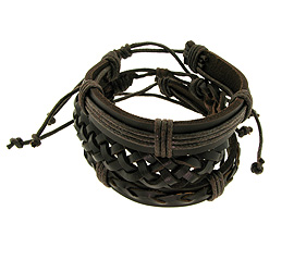 Brown Leather Bracelets D