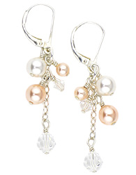 Cherish Crystal and Pearl Earrings