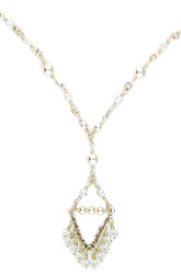Twinkling Pearl and Crystal Necklace