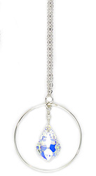 Baroque Crystal Circle Necklace