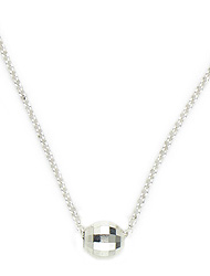 Comet Solitaire Sterling Silver Necklace