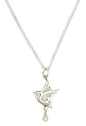 Small Sterling Silver Bird Necklace