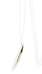 Single Spike Sterling Silver Necklace