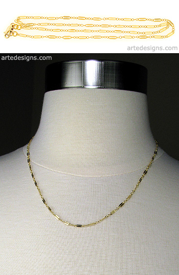 Delicate Gold Layering Chain
