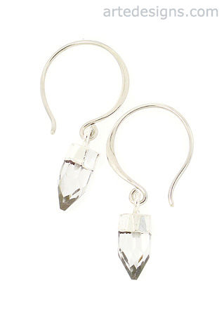 Tiny Crystal Prism Earrings

