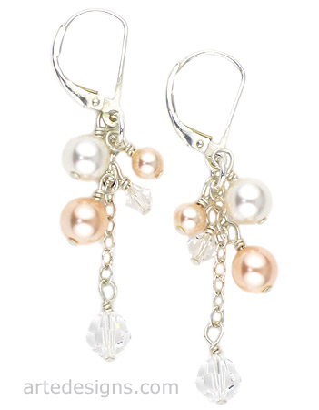 Cherish Crystal and Pearl Earrings
