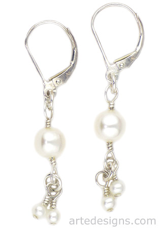 Eternity Pearl Earrings
