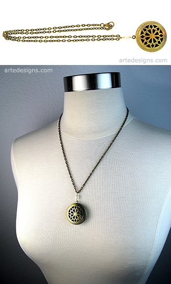 Antique Round Locket
