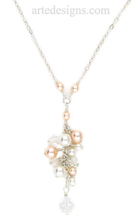 Cherish Pearl and Crystal Necklace
