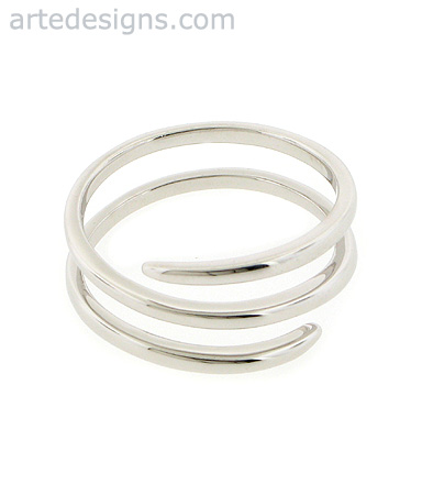 Sterling Silver Swirl Ring
