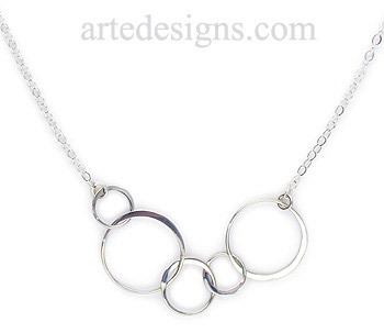 Sterling Silver Bubble Necklace
