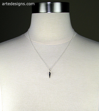 Sterling Silver Point Necklace
