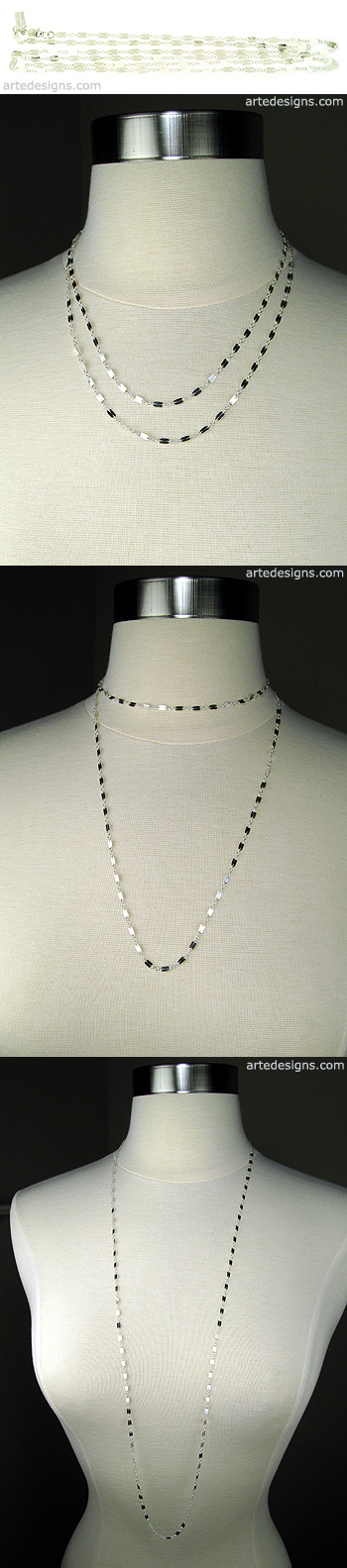 Versatile Delicate Sterling Silver Layering Chain
