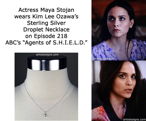 Handmade Jewelry as seen on Agents of S.H.I.E.L.D. Maya Stojan Episode 2x18 4/21/2015