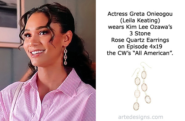 Handmade Jewelry as seen on All American Leila Keating (Greta Onieogou) Episode 4x19 5/16/2022