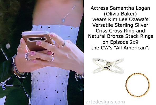 Handmade Jewelry as seen on All American Olivia Baker (Samantha Logan) Episode 2x9 1/20/20