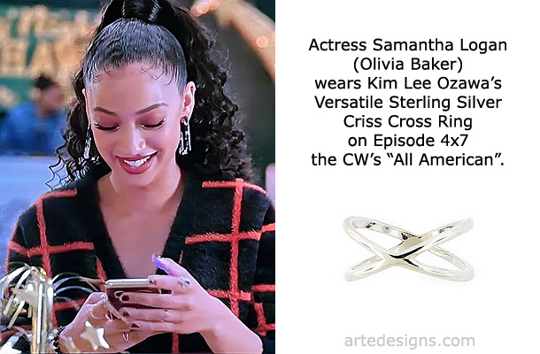 Handmade Jewelry as seen on All American Olivia Baker (Samantha Logan) Episode 4x7 12/13/2021
