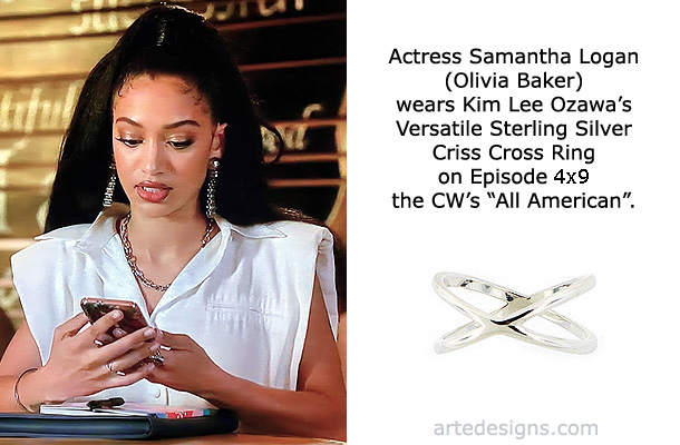 Handmade Jewelry as seen on All American Olivia Baker (Samantha Logan) Episode 4x9 2/28/2022
