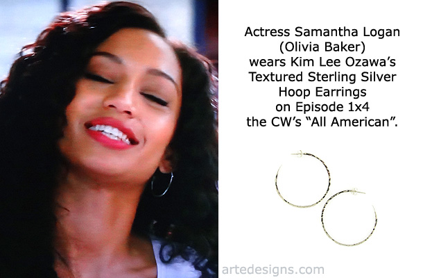 Handmade Jewelry as seen on All American Olivia Baker (Samantha Logan) Episode 1x4 11/7/2018