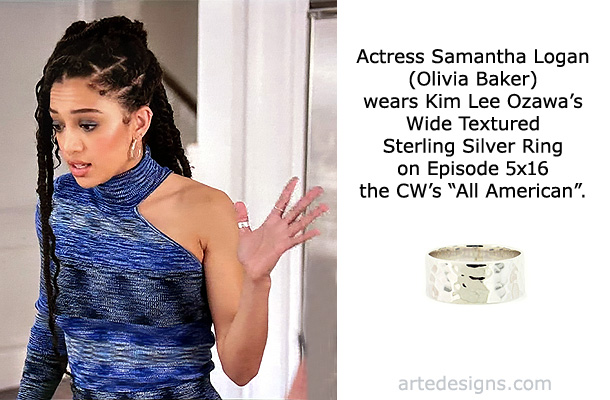 Handmade Jewelry as seen on All American Olivia Baker (Samantha Logan) Episode 5x16 4/17/2023