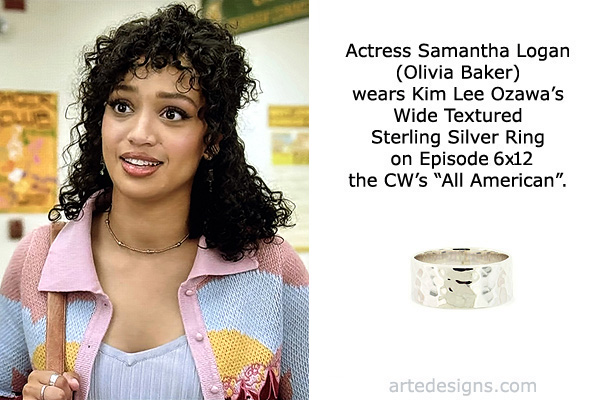 Handmade Jewelry as seen on All American Olivia Baker (Samantha Logan) Episode 6x12 6/17/2024