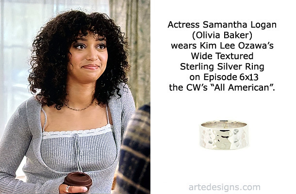 Handmade Jewelry as seen on All American Olivia Baker (Samantha Logan) Episode 6x13 6/24/2024