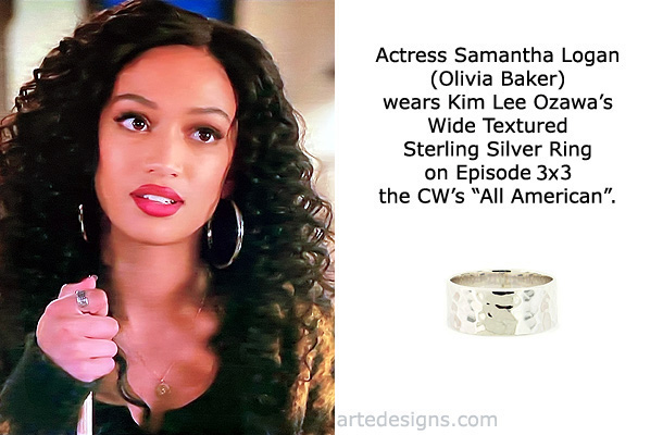 Handmade Jewelry as seen on All American Olivia Baker (Samantha Logan) Episode 3x3 2/1/2021