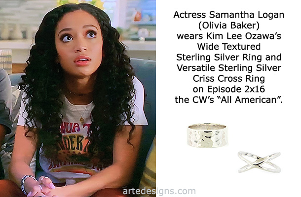 Handmade Jewelry as seen on All American Olivia Baker (Samantha Logan) Episode 2x16 3/9/2020
