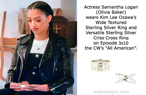 Handmade Jewelry as seen on All American Olivia Baker (Samantha Logan) Episode 3x10 4/19/2021