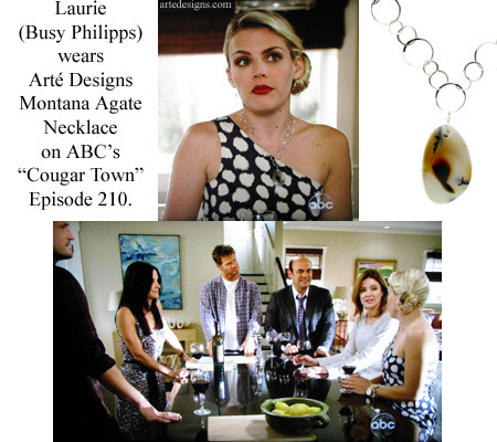 Handmade Jewelry as seen on Laurie (Busy Philipps) Cougar Town Episode 2x10 12/8/2010