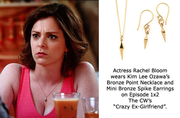Handmade Jewelry as seen on Crazy Ex-Girlfriend Rebecca Bunch (Rachel Bloom) Episode 1x02 10/19/2015