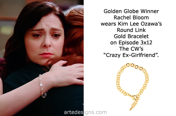Handmade Jewelry as seen on Crazy Ex-Girlfriend Rebecca Bunch (Rachel Bloom) Episode 3x12 2/9/2018