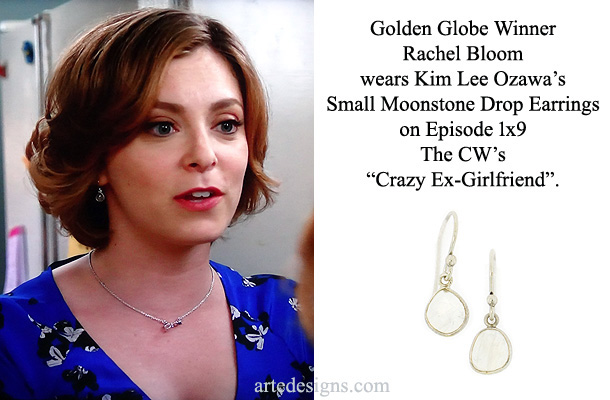 Handmade Jewelry as seen on Crazy Ex-Girlfriend Rebecca Bunch (Rachel Bloom) Episode 1x09 1/25/2016