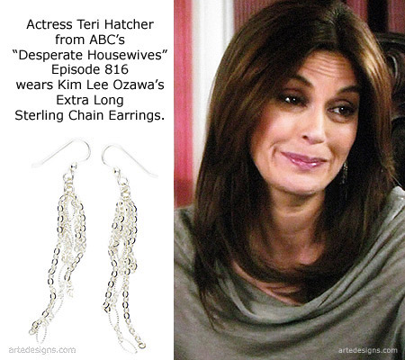Handmade Jewelry as seen on Desperate Housewives Susan (Teri Hatcher) Episode 8x16 3/11/2012