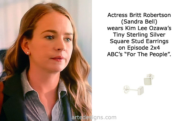 Handmade Jewelry as seen on For the People Sandra Bell (Britt Robertson) Episode 2x4 3/28/2019
