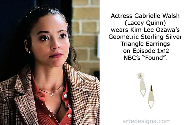 Handmade Jewelry as seen on Found Lacey Quinn (Gabrielle Walsh) Episode 1x12 1/9/2024