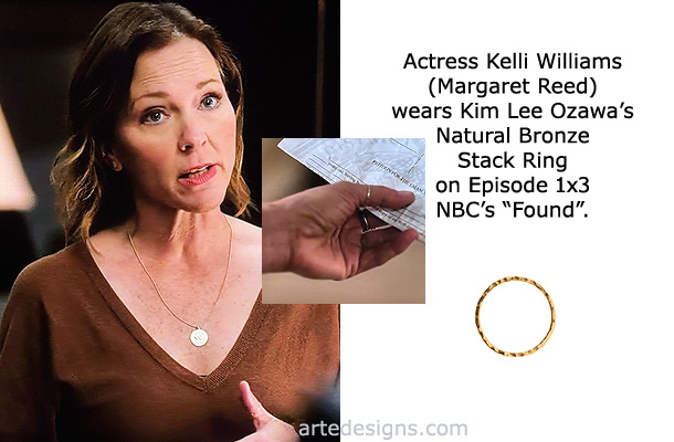 Handmade Jewelry as seen on Found Margaret Reed (Kelli Williams) Episode 1x3 10/17/2023