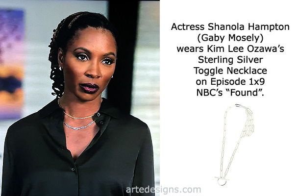 Handmade Jewelry as seen on Found Gabi Mosely (Shanola Hampton) Episode 1x9 11/28/2023