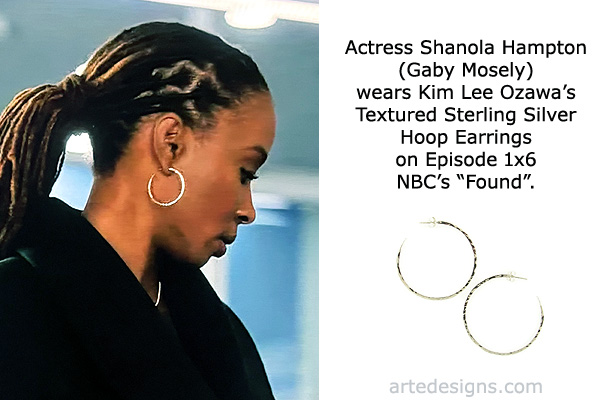 Handmade Jewelry as seen on Found Gabi Mosely (Shanola Hampton) Episode 1x6 11/7/2023