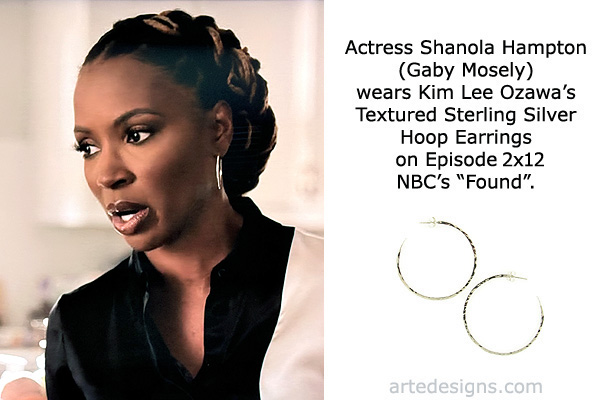Handmade Jewelry as seen on Found Gabi Mosely (Shanola Hampton) Episode 2x12 2/13/2025