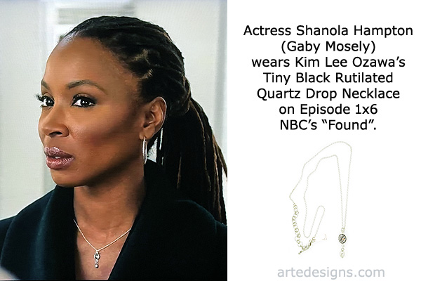Handmade Jewelry as seen on Found Gabi Mosely (Shanola Hampton) Episode 1x6 11/7/2023